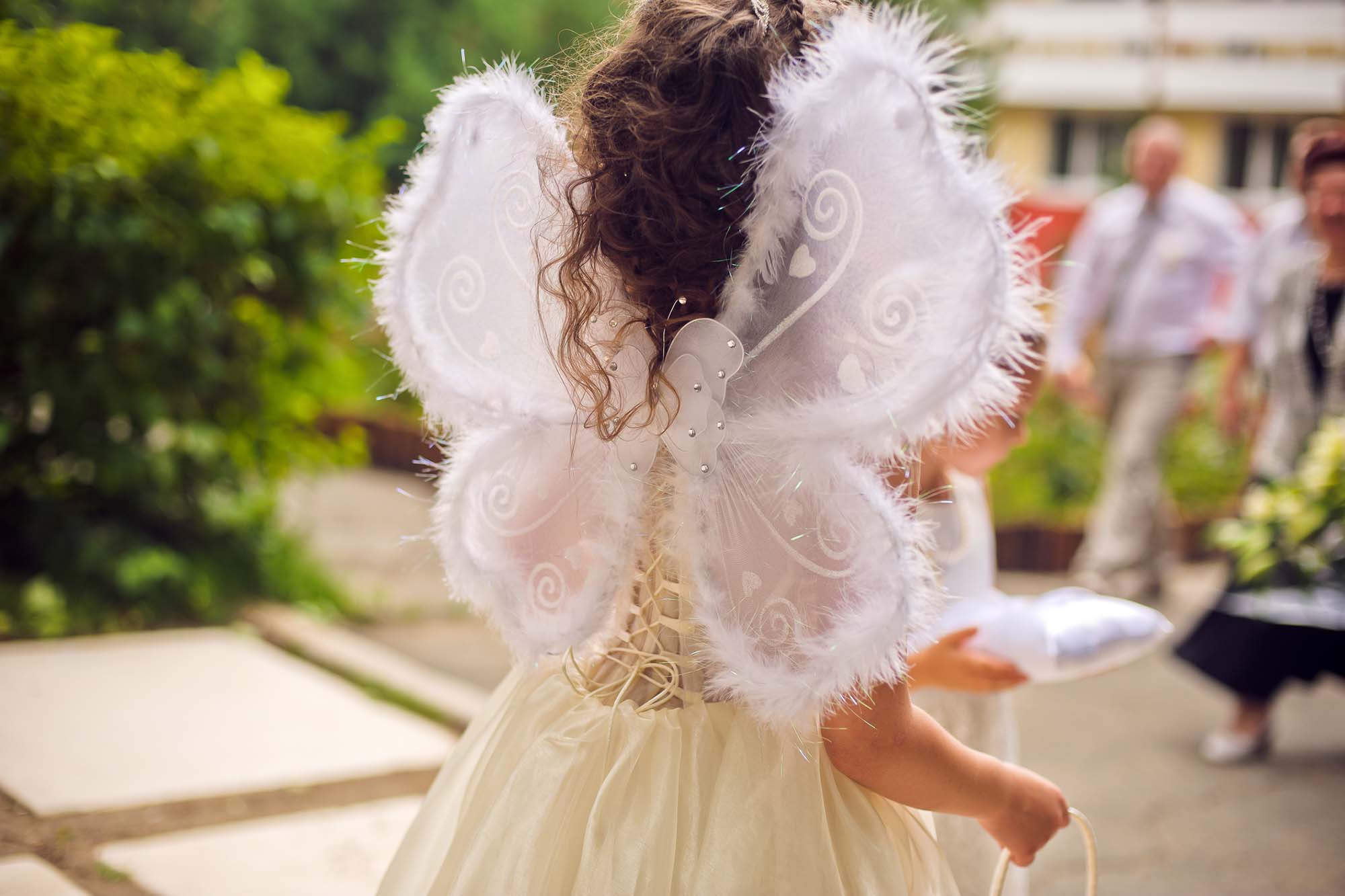 girl with angle wings girl with angle wings